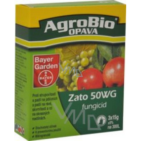 Bayer Garden Zato 50WG postřikový fungicid na ochranu rostlin 3 x 1,5 g Bayer Garden Zato 50WG postřikový fungicid na ochranu rostlin 3 x 1,5 g