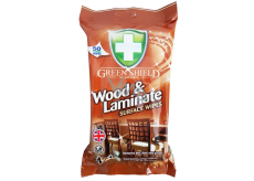 Green Shield 4w1 Drewno i Laminaty nawilżane chusteczki czyszczące 50 sztuk