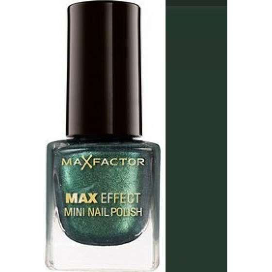 Max Factor Max Effect Mini Nail Polish lak na nehty 15 Glam Green 4,5 ml