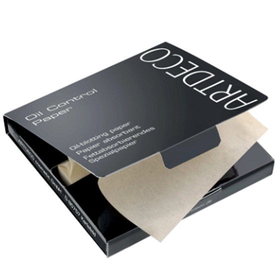 Artdeco Oil Control Paper Pudrové papírky absorbující pot z obličeje 100 kusů