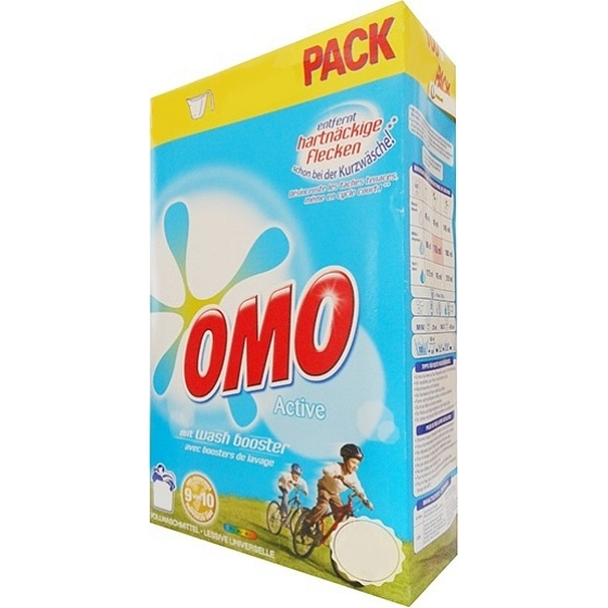 Omo Active prášek na praní, bílé prádlo 80 dávek 5,6 kg
