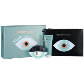 Kenzo World parfémovaná voda pro ženy 75 ml + tělové mléko 75 ml + etue, dárková sada Kenzo World parfémovaná voda pro ženy 75 ml + tělové mléko 75 ml + etue, dárková sada