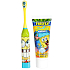SpongeBob Elektrický zubní kartáček měkký + Bubble gum zubní pasta 75 ml pro děti