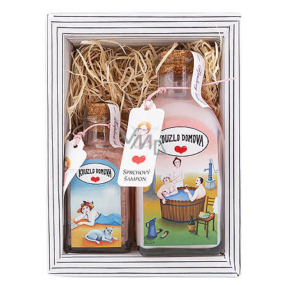 Bohemia Gifts Kouzlo domova - Šípky a Růže sprchový gel 250 ml + sůl do vody 110 g kosmetická sada