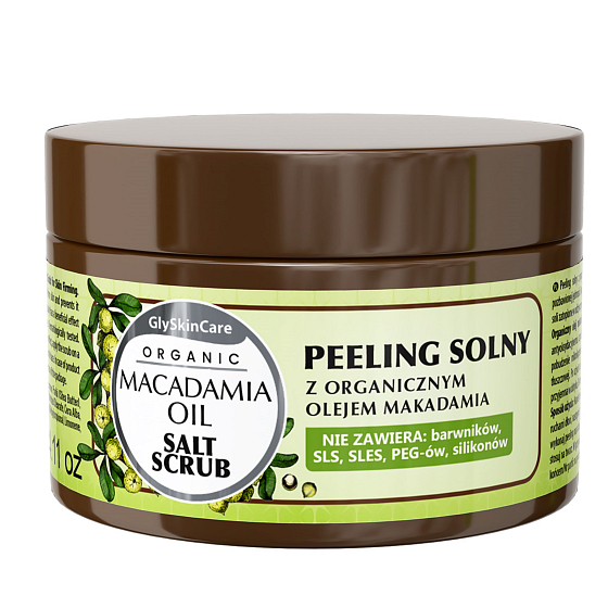 Biotter GlySkinCare Makadamový olej solný peeling pro povadlou pokožku 400 ml