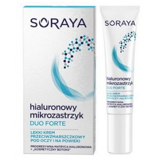 Soraya Hyaluronic Micro-Injection Duo Forte lehký oční krém proti vráskám 15 ml
