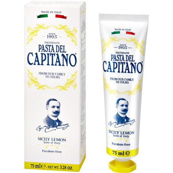 Pasta Del Capitano 1905 Sycylia Limon pasta do zębów 75 ml