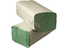 Papírové ručníky ZZ do zásobovače, 1vrstvé, zelené, 5000 ks