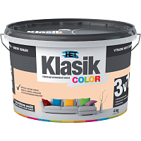 Het Klasik Color farba malarska, 0728 pomarańczowy brzoskwiniowy, 4 kg
