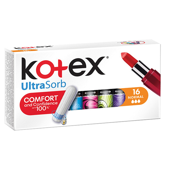 Kotex Ultra Sorb Normal tampony 16 sztuk