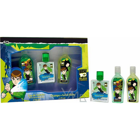 Cartoon Network Ben 10 toaletní voda 50 ml + sprchový gel 75 ml + šampon 75 ml, dětská kazeta
