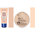 Rimmel London Beauty Balm BB krém 01 Light 30 ml + Stay Matte Powder pudr 003 Peach Glow 14 g