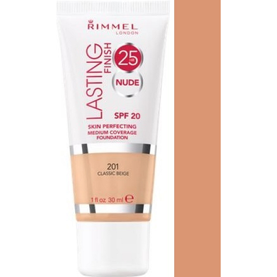 Rimmel London Lasting Finish 25h Nude make-up 201 Classic Beige 30 ml