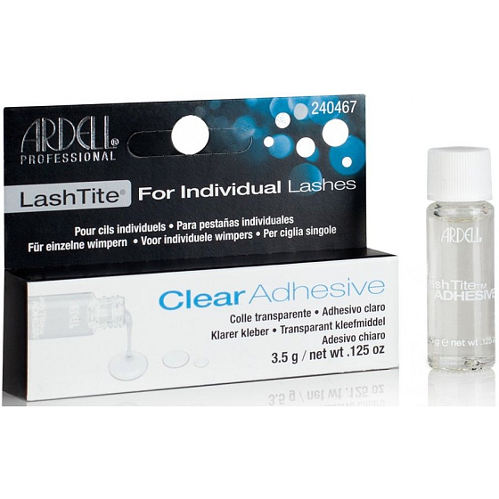 Ardell Clear Adhesive lepidlo na trsové řasy čiré 3,5 g