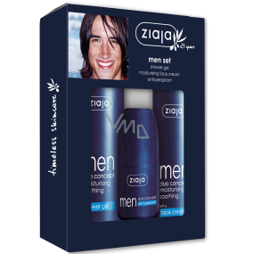 Ziaja Yego Men sprchový gel 300 ml + krém 50 ml + antiperspirant deodorant stick pro muže 60 ml, kosmetická sada
