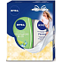 Nivea Q10 zpevňující tělové mléko 250 ml + Lemongrass & Oil sprchový gel 250 ml, kosmetická sada