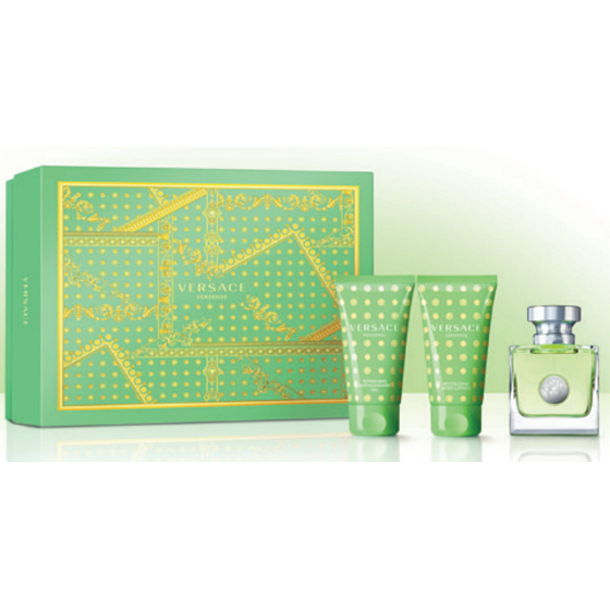 Versace Versense toaletní voda pro ženy 50 ml + tělové mléko 50 ml + sprchový gel 50 ml, dárková sada