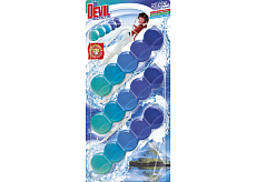 Dr. Devil WC Bicolor 5ball polar aqua zawieszany blok do WC, 3× 35 g