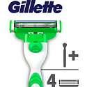 Gillette Mach3 Sensitive holicí strojek + náhradní hlavice 3 kusy pro muže