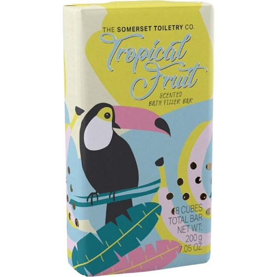 Somerset Toiletry Tropické ovoce šumivé kostičky do koupele 200 g