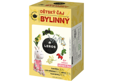 Leros Dziecięcy czaj ziołowy z dziką różą i rumiankiem, idealny do uzupełnienia płynów naszych najmniejszych 20 x 1,8 g
