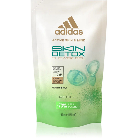 Adidas Skin Detox żel pod prysznic z pestkami moreli dla kobiet 400 ml uzupełnienie