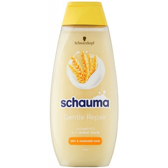 Schauma Gentle Repair szampon z pszenicznym balsamem do suchych i zniszczonych wlosow 400 ml
