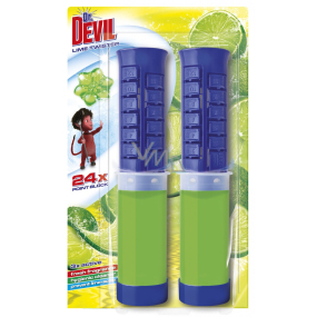 Dr. Devil Lime Twister 3w1 Point Block Wc blok duopack 2 x 75 ml Dr. Devil Lime Twister 3w1 Point Block Wc blok duopack 2 x 75 ml
