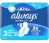 Always Ultra Super Extra Night podpaski damskie z skrzydełkami, 7 szt.