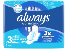 Always Ultra Super Extra Night podpaski damskie z skrzydełkami, 7 szt.