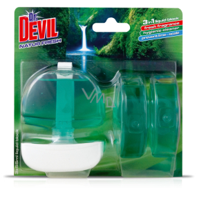 Dr. Devil Natur Fresh 3w1 Płyn do toalet 3 x 55 ml Dr. Devil Natur Fresh 3w1 Płyn do toalet 3 x 55 ml