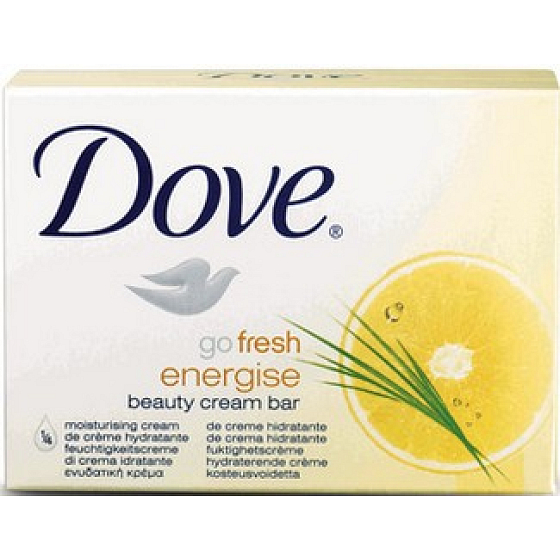 Dove Go Fresh Energize Grep & Citronová tráva toaletní mýdlo 100 g