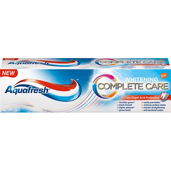Aquafresh Complete Care Whitening zubní pasta s bělicím účinkem 75 ml