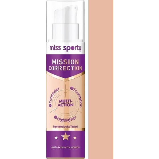 Miss Sporty Mission Correction Multi-Action Foundation make-up 001 Ivory 27,3 ml