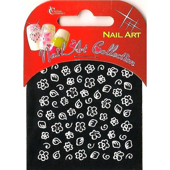 Absolute Cosmetics Nail Art nálepky na nehty s kamínky NT19W 1 aršík
