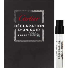 Cartier Declaration d Un Soir toaletní voda pro muže 1,5 ml s rozprašovačem, vialka Cartier Declaration d Un Soir toaletní voda pro muže 1,5 ml s rozprašovačem, vialka