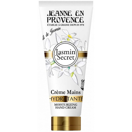 Jeanne en Provence Jasmin Secret - Tajemství Jasmínu hydratační vyživující krém na ruce 75 ml