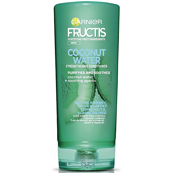 Garnier Fructis Woda kokosowa balsam wzmacniający do tłustych korzeni i suchych końcówek włosów 200 ml