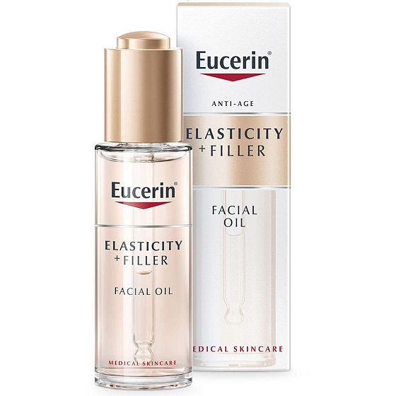 Eucerin Anti-Age Elasticity+Filler výživné pleťové olejové sérum pro zralou pleť 30 ml