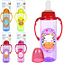 First Steps Jungle 0+ kojenecká láhev s úchopy Zebra 250 ml