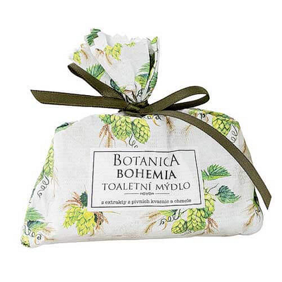 Bohemia Gifts Botanica Chmel a obilí pivní ručně vyráběné toaletní mýdlo 100 g
