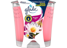Glade Relaxing Zen - Japońska ogród zapachowa świeczka w szkle czas palenia do 32 godzin 129 g