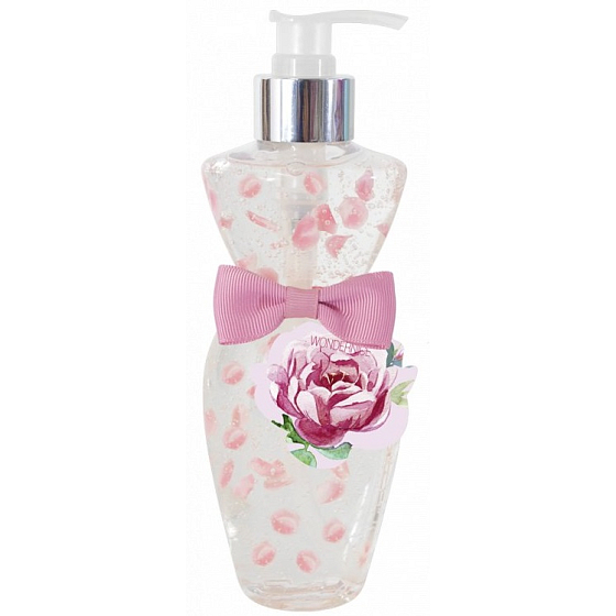 Moje Růže s okvětními lístky tekuté mýdlo dávkovač 300 ml