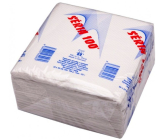 Séria 100 Białe serwetki papierowe 1 warstwowe 33 x 33 cm 100 sztuk