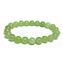 Olivin / Peridot elastyczny bransoletka naturalny kamień, kulka 8 mm / 16 - 17 cm, kamień chroniący ludzką aurę