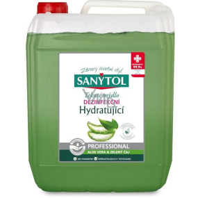 Sanytol Zielona Herbata & Aloe Vera Nawilżające Mydło do Rąk Kanystr 5 l