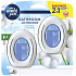 Ambi Pur Bathroom Cotton Flower żelowy odświeżacz powietrza do łazienki 2 x 7,5 ml, duopack