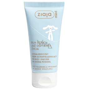 Ziaja Med Kids hipoalergiczny ultrakojący krem do twarzy i rąk na każdą pogodę dla dzieci 50 ml