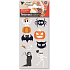 Tatuaże tymczasowe Halloween szkielet 6 x 10 cm