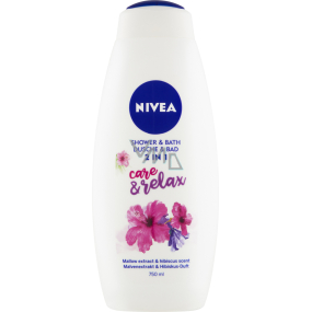 Nivea Care & Relax żel pod prysznic i piana do kąpieli, 750 ml
